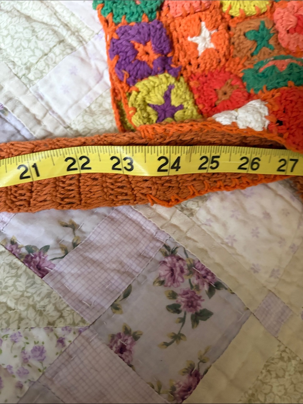 Urban Outfitters Orange Crochet Crossbody Bag with Tassels NWT - Picture 10 of 10